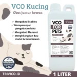 TRIVICO Minyak VCO Hewan 1 Liter - Obat Ampuh Scabies & Jamur untuk Hewan
